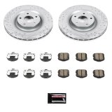 Power Stop 06-13 Chevrolet Corvette Front & Rear Z26 Street Warrior Brake Kit (1x psbK1446-26, 1x psbK1444-26) thumbnail 9