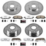 Power Stop 06-12 Mitsubishi Eclipse Front & Rear Z26 Street Warrior Brake Kit (1x psbK094-26, 1x psbK155-26) thumbnail 4
