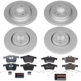 Power Stop 06-11 Saab 9-3 Front & Rear Euro-Stop Brake Kit (1x psbESK5349, 1x psbESK983) thumbnail 2