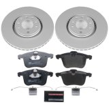 Power Stop 06-11 Saab 9-3 Front & Rear Euro-Stop Brake Kit (1x psbESK5349, 1x psbESK983) thumbnail 4