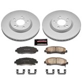 Power Stop 06-11 Honda Ridgeline Front & Rear Z17 Evolution Geomet Coated Brake Kit (1x psbCRK2431, 1x psbCRK2429) thumbnail 9