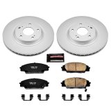 Power Stop 06-11 Honda Civic Front & Rear Z17 Evolution Geomet Coated Brake Kit (1x psbCRK2439, 1x psbCRK1243) thumbnail 5