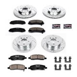 Power Stop 06-11 Buick Lucerne Front & Rear Z23 Evolution Sport Brake Kit (1x psbK4658, 1x psbK1437) thumbnail 2