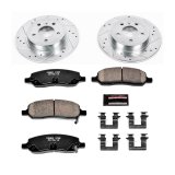 Power Stop 06-11 Buick Lucerne Front & Rear Z23 Evolution Sport Brake Kit (1x psbK4658, 1x psbK1437) thumbnail 3