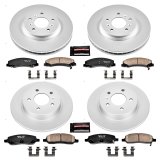 Power Stop 06-11 Buick Lucerne Front & Rear Z17 Evolution Geomet Coated Brake Kit (1x psbCRK4658, 1x psbCRK1437) thumbnail 1