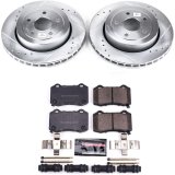 Power Stop 06-10 Jeep Grand Cherokee Front & Rear Z23 Evolution Sport Brake Kit (1x psbK2924, 1x psbK2949) thumbnail 8