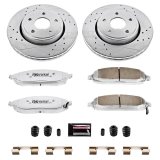 Power Stop 06-10 Jeep Commander Front & Rear Z26 Street Warrior Brake Kit (1x psbK2219-26, 1x psbK2221-26) thumbnail 7