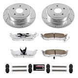 Power Stop 06-10 Jeep Commander Front & Rear Z26 Street Warrior Brake Kit (1x psbK2219-26, 1x psbK2221-26) thumbnail 9