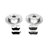 Power Stop 06-10 Jeep Commander Front & Rear Z23 Evolution Sport Brake Kit (1x psbK2219, 1x psbK2221) thumbnail 4