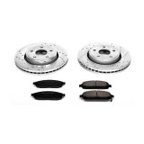 Power Stop 06-10 Jeep Commander Front & Rear Z23 Evolution Sport Brake Kit (1x psbK2219, 1x psbK2221) thumbnail 5