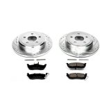 Power Stop 06-10 Jeep Commander Front & Rear Z23 Evolution Sport Brake Kit (1x psbK2219, 1x psbK2221) thumbnail 6