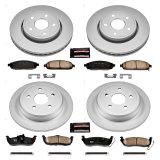 Power Stop 06-10 Jeep Commander Front & Rear Z17 Evolution Geomet Coated Brake Kit (1x psbCRK2221, 1x psbCRK2219) thumbnail 4