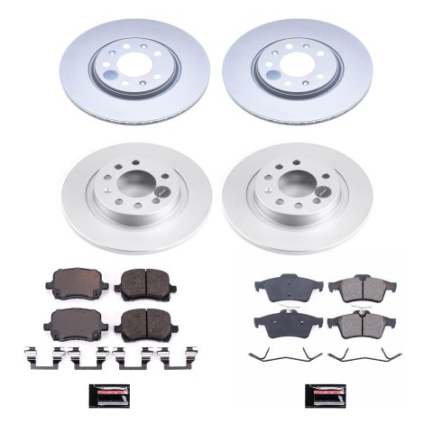 Power Stop 06-09 Pontiac Solstice Front & Rear Z17 Evolution Geomet Coated Brake Kit (1x psbCRK1433, 1x psbCRK1436) thumbnail 5