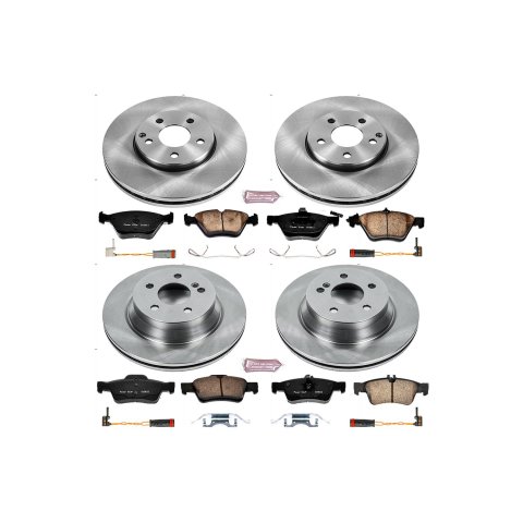 Power Stop 06-09 Mercedes-Benz E350 Front & Rear Autospecialty Brake Kit (1x psbKOE5168, 1x psbKOE5322) thumbnail 3