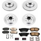 Power Stop 06-09 Hyundai Azera Front & Rear Z17 Evolution Geomet Coated Brake Kit (1x psbCRK5209, 1x psbCRK4646) thumbnail 4