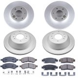 Power Stop 06-09 Chevrolet Trailblazer Front & Rear Z17 Evolution Geomet Coated Brake Kit (1x psbCRK2050, 1x psbCRK1453) thumbnail 4