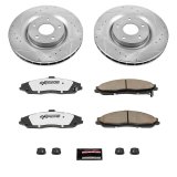 Power Stop 06-09 Cadillac XLR Front & Rear Z26 Street Warrior Brake Kit (1x psbK5158-26, 1x psbK5159-26) thumbnail 9