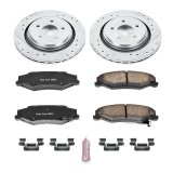 Power Stop 06-09 Cadillac XLR Front & Rear Z23 Evolution Sport Brake Kit (1x psbK5159, 1x psbK5158) thumbnail 3