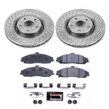 Power Stop 06-09 Cadillac XLR Front & Rear Track Day Brake Kit (1x psbTDBK5158, 1x psbTDBK5159) thumbnail 4