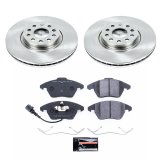 PowerStop Track Day Spec High Performance Brake Kits TDSK2260 Rotor and Pad Combo, Platform Specific, Front/Rear, Solid Surface Rotors, Carbon Fiber Metallic Pads, Audi, Volkswagen, Kit thumbnail 4