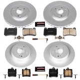 Power Stop 06-08 Mercedes-Benz SLK280 Front & Rear Z23 Evolution Sport Coated Brake Kit (1x psbCRK6713, 1x psbCRK6698) thumbnail 1