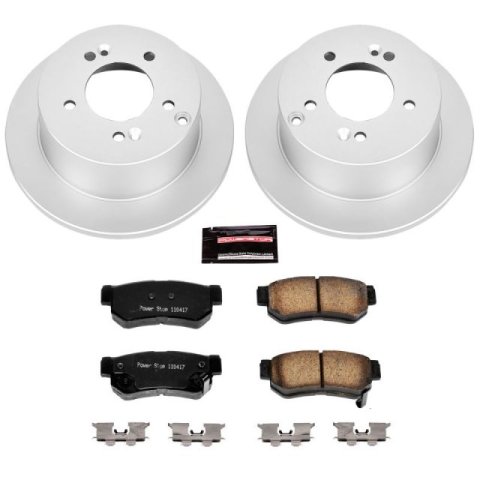 Power Stop 06-08 Hyundai Sonata Front & Rear Z17 Evolution Geomet Coated Brake Kit (1x psbCRK5214, 1x psbCRK165) thumbnail 7
