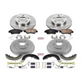 Power Stop 06-08 Honda Civic Sedan Front & Rear Autospecialty Brake Kit (1x psbKOE2389, 1x psbKOE15318DK) thumbnail 2