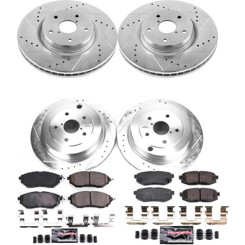 Power Stop 06-07 Subaru B9 Tribeca Front & Rear Z23 Evolution Sport Brake Kit (1x psbK4645, 1x psbK4603) thumbnail 4
