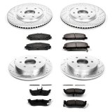 Power Stop 06-07 Infiniti QX56 Front & Rear Z23 Evolution Sport Brake Kit (1x psbK2909, 1x psbK2445) thumbnail 2