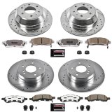 Power Stop 06-07 Buick Rainier Front & Rear Z26 Street Warrior Brake Kit (1x psbK2084-26, 1x psbK2050-26) thumbnail 3