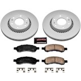 Power Stop 06-07 Buick Rainier Front & Rear Z17 Evolution Geomet Coated Brake Kit (1x psbCRK2059, 1x psbCRK2050) thumbnail 9