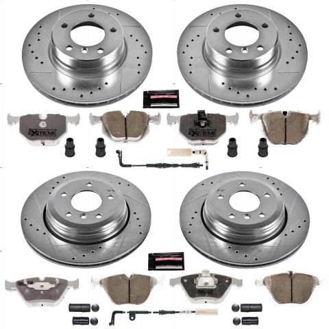 Power Stop 06-07 BMW 525i Front & Rear Z26 Street Warrior Brake Kit (1x psbK5361-26, 1x psbK5280-26) thumbnail 3