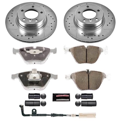 Power Stop 06-07 BMW 525i Front & Rear Z26 Street Warrior Brake Kit (1x psbK5361-26, 1x psbK5280-26) thumbnail 5
