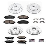 Power Stop 05-18 Nissan Frontier Front & Rear Z23 Evolution Sport Brake Kit (1x psbK4611, 1x psbK4621) thumbnail 2