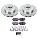 PowerStop Z17 Evolution Plus Stock Replacement Brake Kits KOE2853 Disc Pads and Rotors, Solid Surface Rotors, Ceramic Pads, Chrysler, Dodge, Front/Rear, Kit thumbnail 4