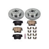 PowerStop Z17 Evolution Plus Stock Replacement Brake Kits KOE2853 Disc Pads and Rotors, Solid Surface Rotors, Ceramic Pads, Chrysler, Dodge, Front/Rear, Kit thumbnail 6