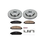 PowerStop Z17 Evolution Plus Stock Replacement Brake Kits KOE2853 Disc Pads and Rotors, Solid Surface Rotors, Ceramic Pads, Chrysler, Dodge, Front/Rear, Kit thumbnail 7