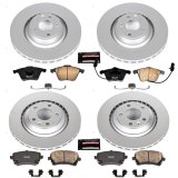 Power Stop 05-11 Audi A6 Quattro Front & Rear Z23 Evolution Sport Coated Brake Kit (1x psbCRK5277, 1x psbCRK4567) thumbnail 4