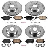 Power Stop 05-10 Volkswagen Jetta Front & Rear Z23 Evolution Sport Brake Kit (1x psbK4623, 1x psbK4627) thumbnail 4