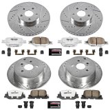 Power Stop 05-10 Scion tC Front & Rear Z26 Street Warrior Brake Kit (1x psbK2319-26, 1x psbK2313-26) thumbnail 4