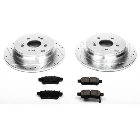 Power Stop 05-10 Honda Odyssey Front & Rear Z23 Evolution Sport Brake Kit (1x psbK2435, 1x psbK4604) thumbnail 4