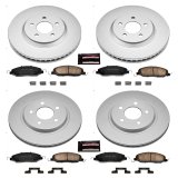 Power Stop 05-10 Ford Mustang Front & Rear Z17 Evolution Geomet Coated Brake Kit (1x psbCRK1380, 1x psbCRK1384) thumbnail 4