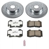 Power Stop 05-10 Chrysler 300 Front & Rear Z26 Street Warrior Brake Kit (1x psbK4583-26, 1x psbK4695-26) thumbnail 1