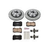 PowerStop Z17 Evolution Plus Stock Replacement Brake Kits KOE4023 Pads and Rotors, Autospecialty, Solid Surface, Iron, Natural, 14.170 in./13.780 in. Diameter, Ceramic Pads, Kit thumbnail 3