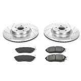 Power Stop 05-09 Subaru Legacy Front & Rear Z23 Evolution Sport Brake Kit (1x psbK285, 1x psbK219) thumbnail 5