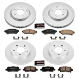 Power Stop 05-09 Buick Allure Front & Rear Z17 Evolution Geomet Coated Brake Kit (1x psbCRK1602, 1x psbCRK1588) thumbnail 4