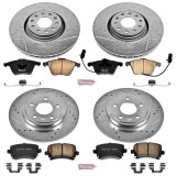Power Stop 05-09 Audi A4 Front & Rear Z23 Evolution Sport Brake Kit (1x psbK4624, 1x psbK2990) thumbnail 4