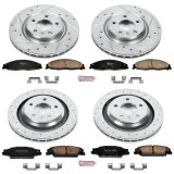 Power Stop 05-08 Pontiac Grand Prix Front & Rear Z23 Evolution Sport Brake Kit (1x psbK5289, 1x psbK1597) thumbnail 8