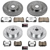 Power Stop 05-07 Subaru Impreza Front & Rear Z26 Street Warrior Brake Kit (1x psbK2913-26, 1x psbK131-26) thumbnail 4