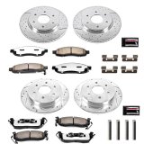 Power Stop 05-07 Infiniti QX56 Front & Rear Z36 Truck & Tow Brake Kit (1x psbK2445-36, 1x psbK211-36) thumbnail 4